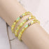 Bracelet galet en verre Galaxy | Argent sterling 925 | Sunburst